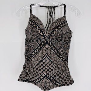 Athleta AquaLuxe Print Molded Tankini Top